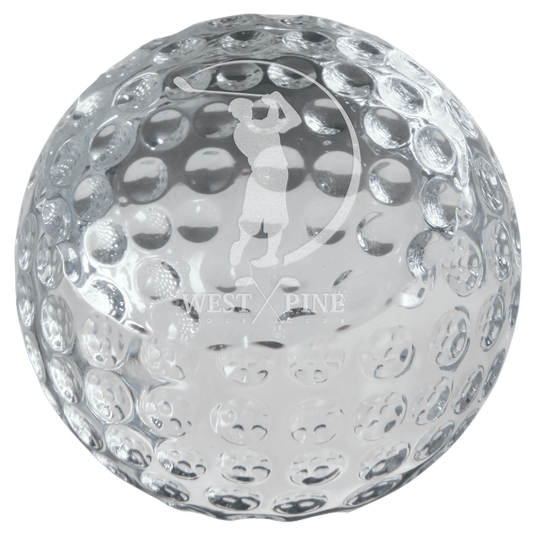 Crystal Golf Ball-2 3/8"-AKD Ink