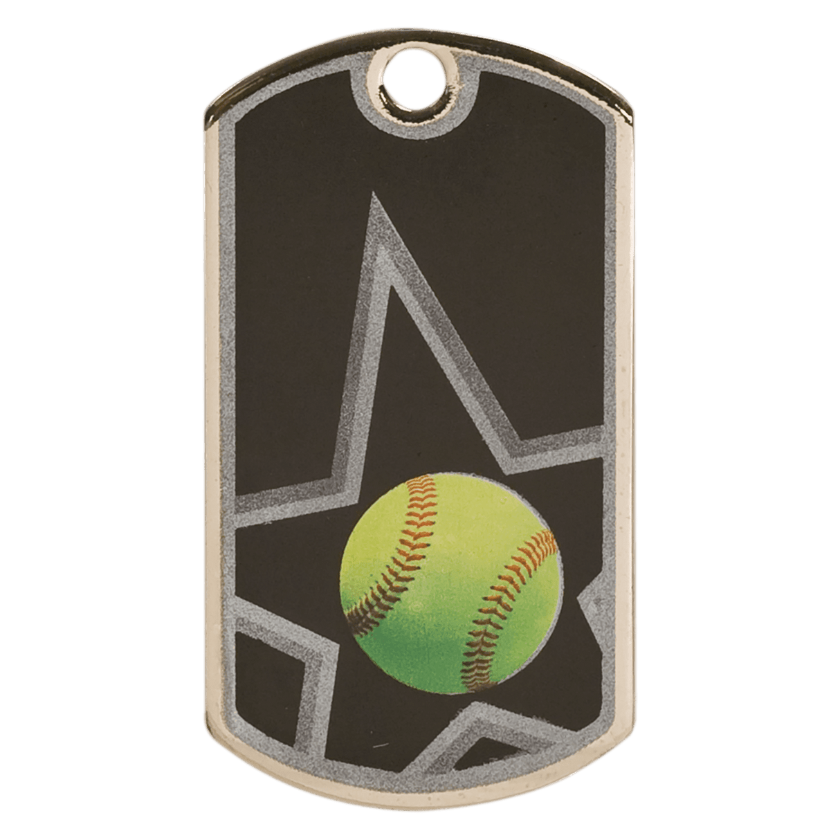 Softball Dog Tag-AKD Ink