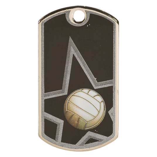 Volleyball Dog Tag-AKD Ink