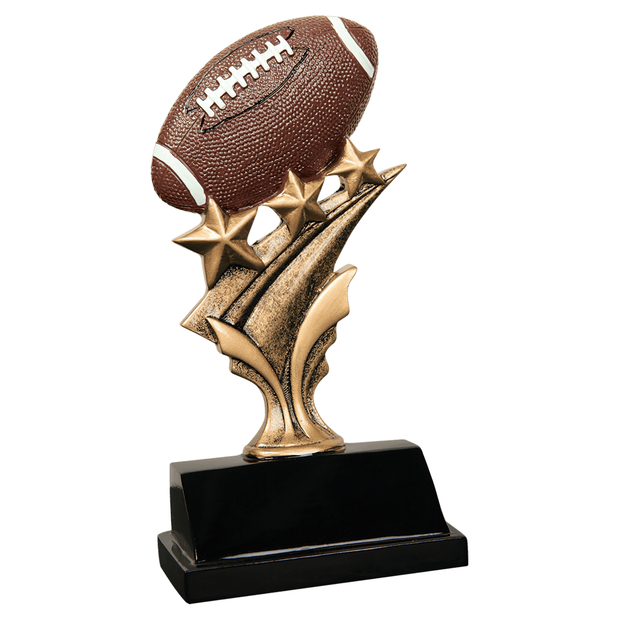 Football Tri Star Resin-AKD Ink