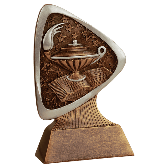 Lamp of Knowledge Triad Resin-5 1/2"-AKD Ink