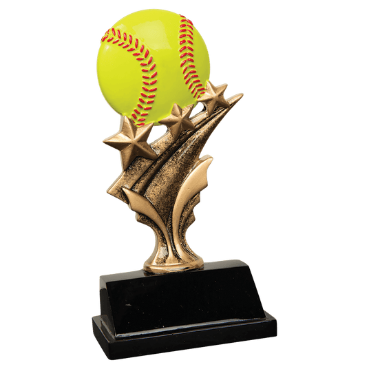 Softball Tri Star Resin-AKD Ink