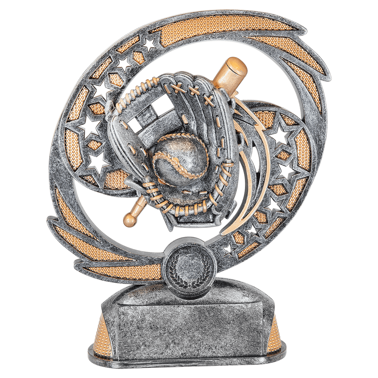 Baseball/Softball Hurricane Resin-6 1/2"-AKD Ink