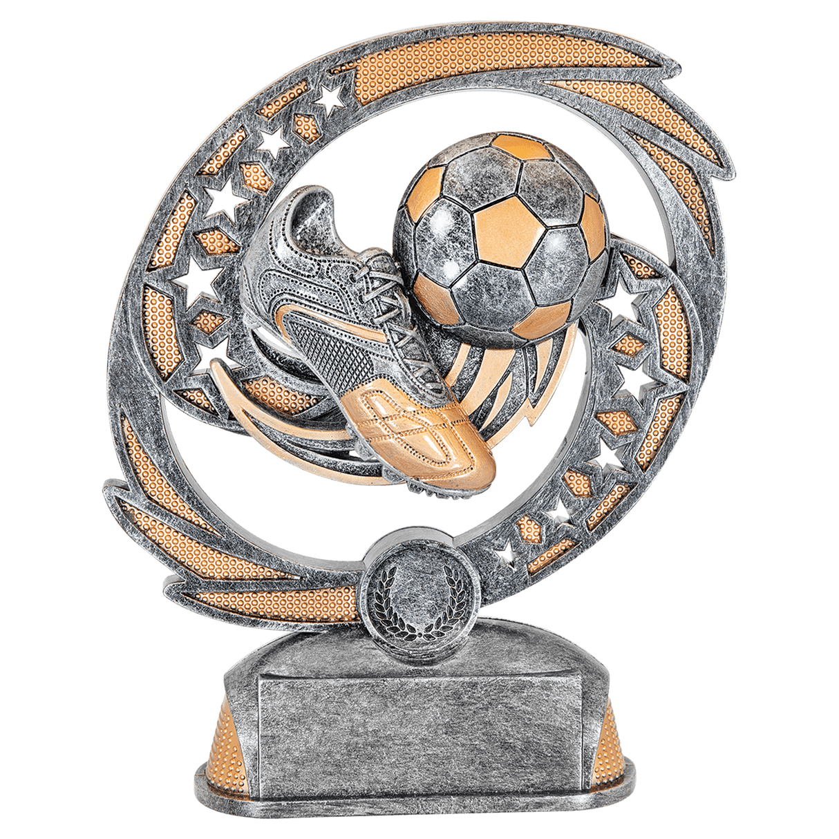 Soccer Hurricane Resin-6 1/2"-AKD Ink