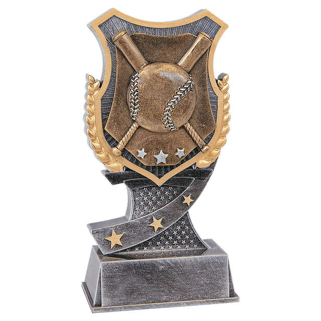 Baseball/Softball Shield Award-6"-AKD Ink