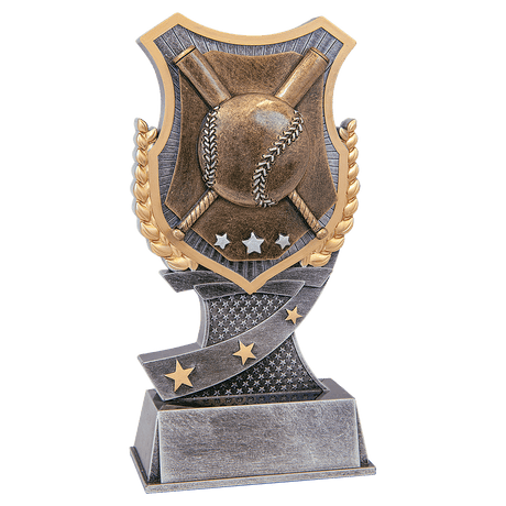 Baseball/Softball Shield Award-6"-AKD Ink