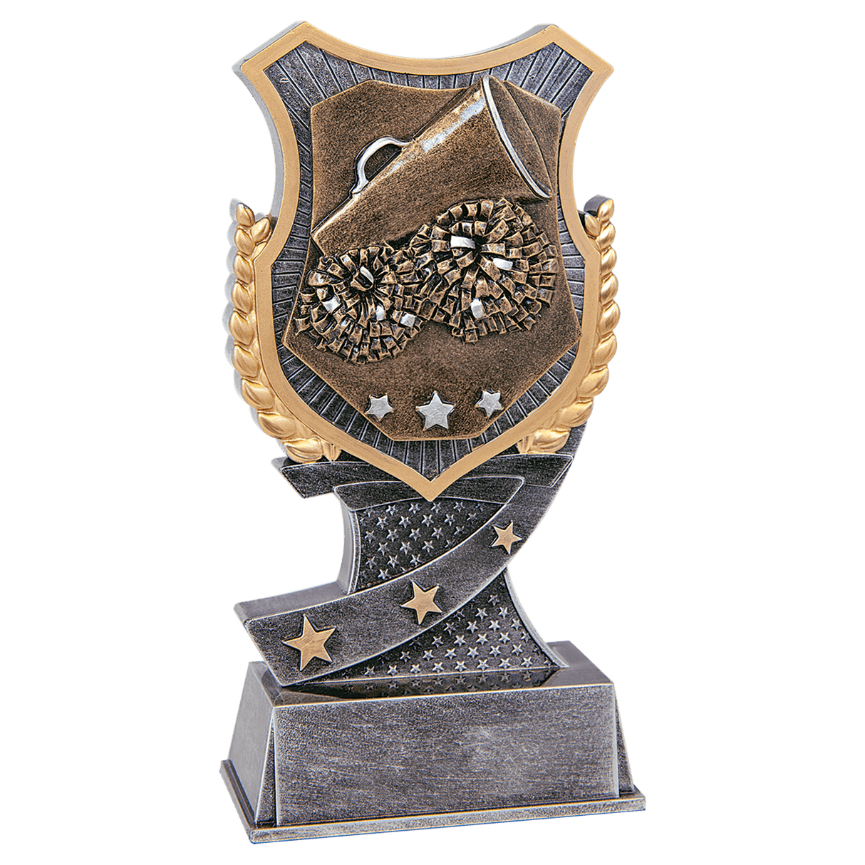 Cheer Shield Award-6"-AKD Ink