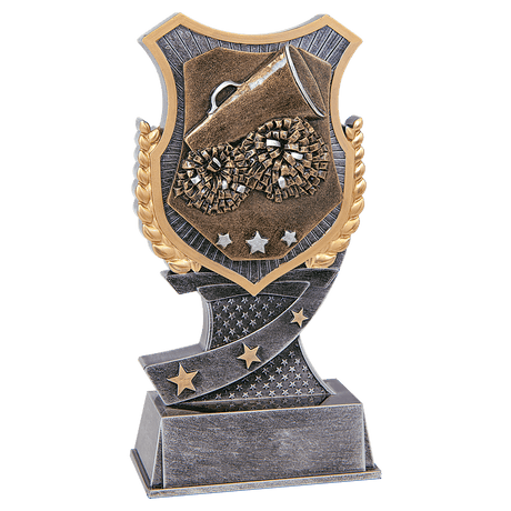 Cheer Shield Award-6"-AKD Ink
