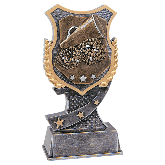 Cheer Shield Award-6"-AKD Ink