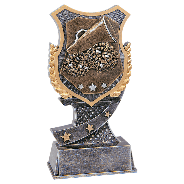 Cheer Shield Award-6"-AKD Ink