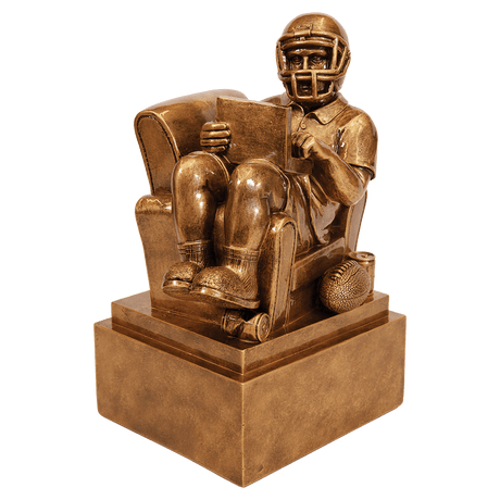 Fantasy Football Man In Chair Resin-6"-AKD Ink