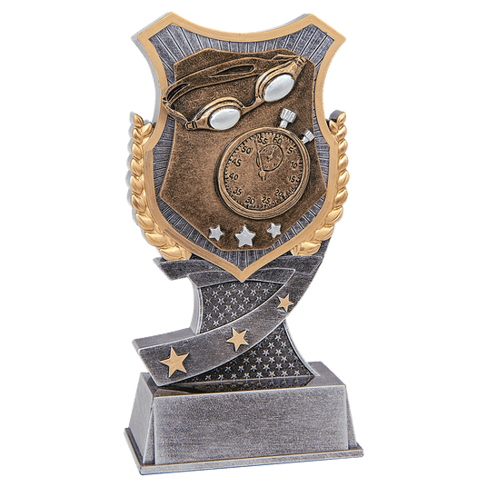 Swimming Shield Award-6"-AKD Ink
