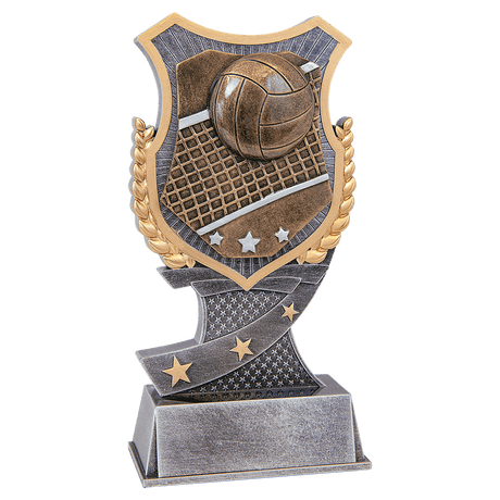 Volleyball Shield Award-6"-AKD Ink