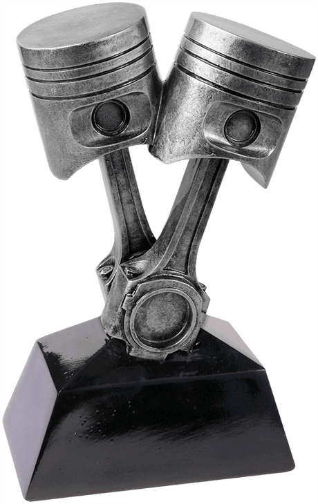 Antique Silver Piston Resin-7"-AKD Ink