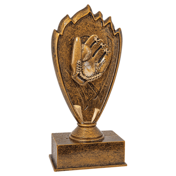 Baseball Softball Trophy Award - Blaze Resin, 7 in