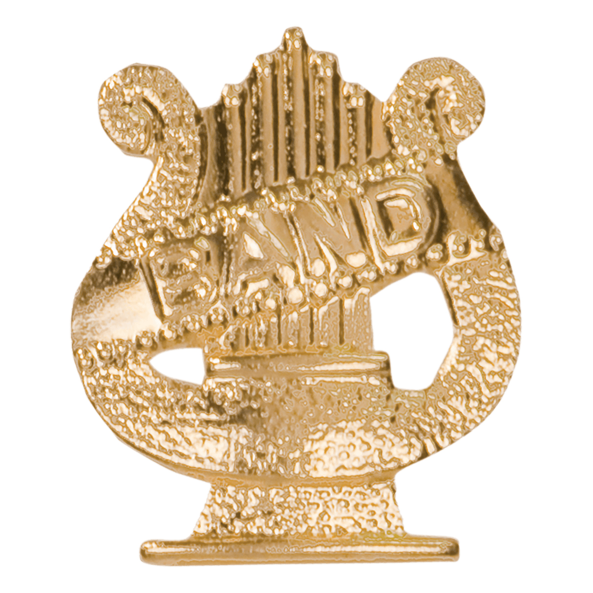 Premier Sport Awards Band Chenille Pin featuring colorful embroidered chenille design for sports awards and recognition.