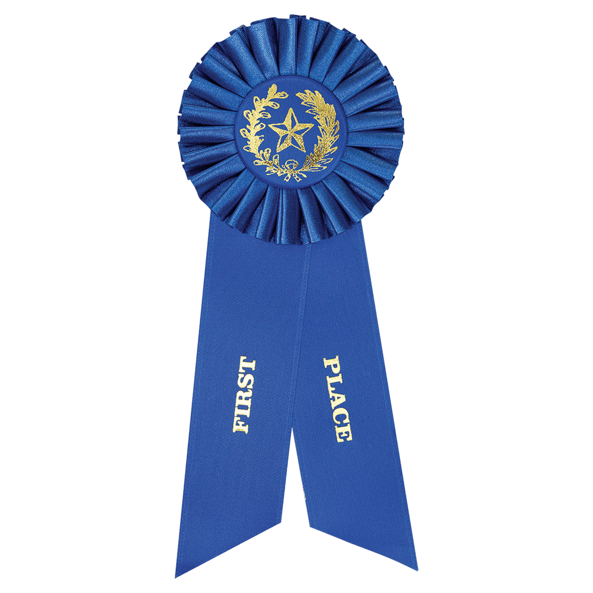 Blue 1st Place Rosette Ribbon-AKD Ink