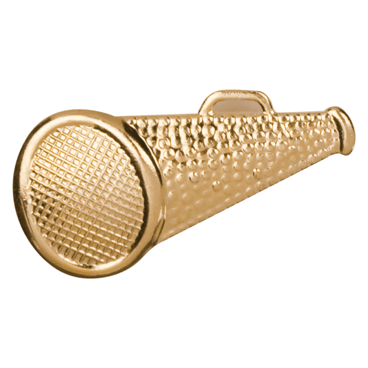 Megaphone Metal Chenille Pin-AKD Ink