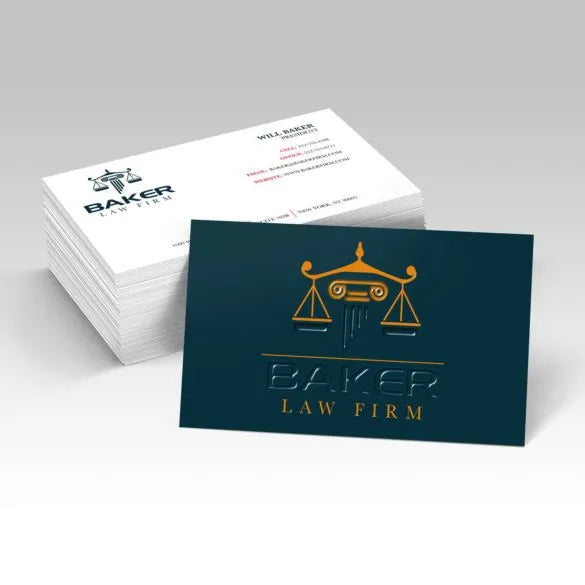 Raised Spot UV Business Cards-AKD Ink