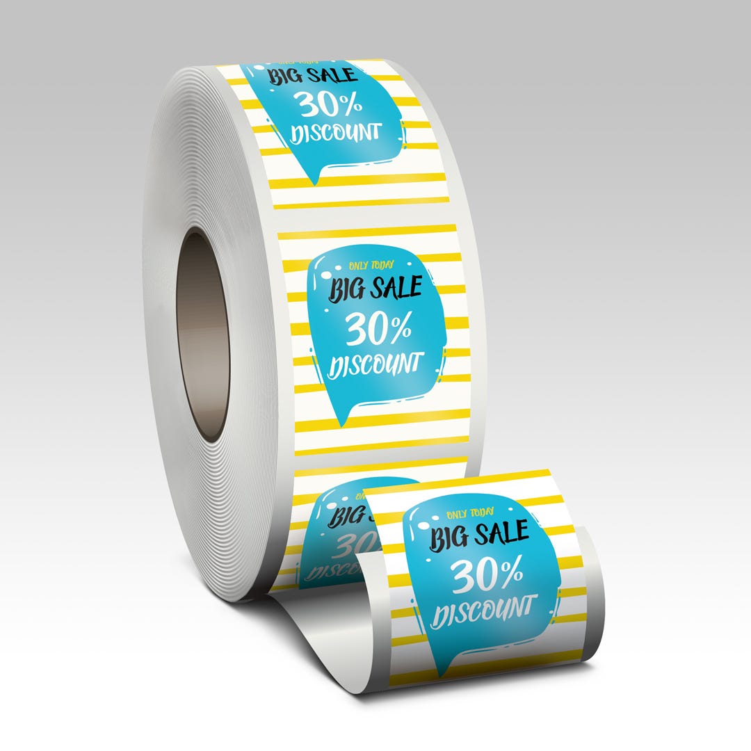 SemiGloss Roll Labels product image