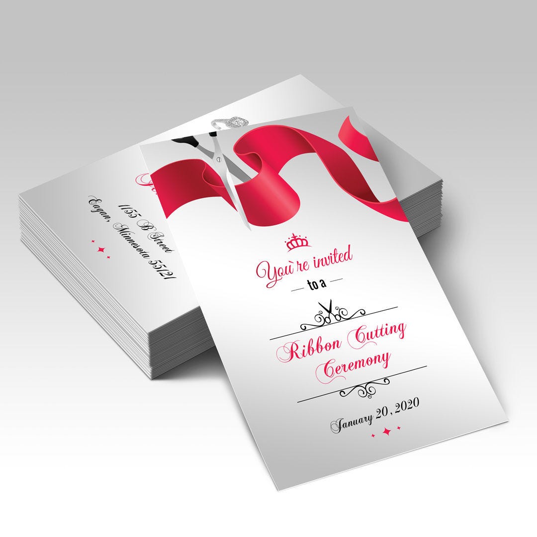 Silk Announcement Cards – AKD Ink