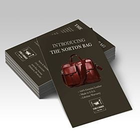 Suede Announcement Cards printed by AKD Ink