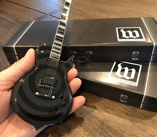 Zakk Wylde ODIN Blackout Bullseye Mini Guitar - Wylde Audio Replica Collectible by AXE HEAVEN®