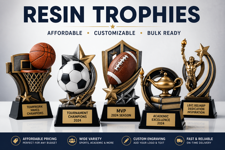 Budget-Friendly Resin Awards & Trophies