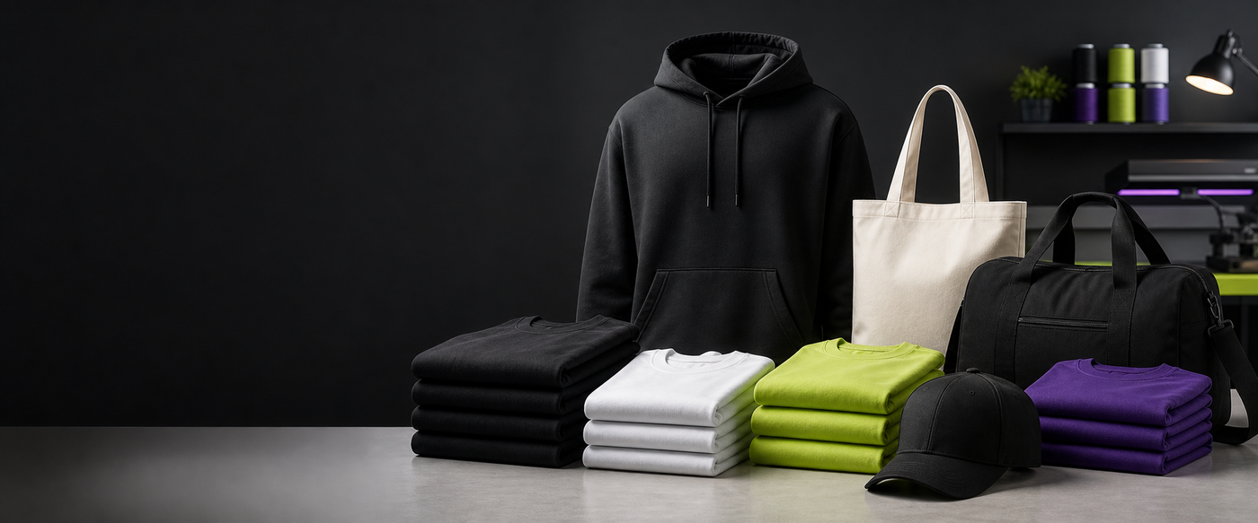Custom clothing, shirts, hoodies, hats, totes and bags