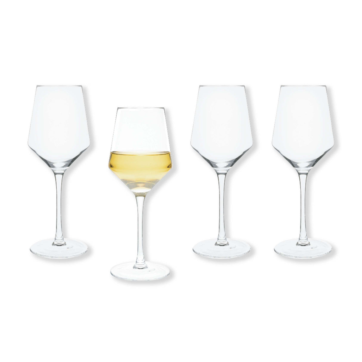 Set of 4 White Wine Glasses - 14 Oz