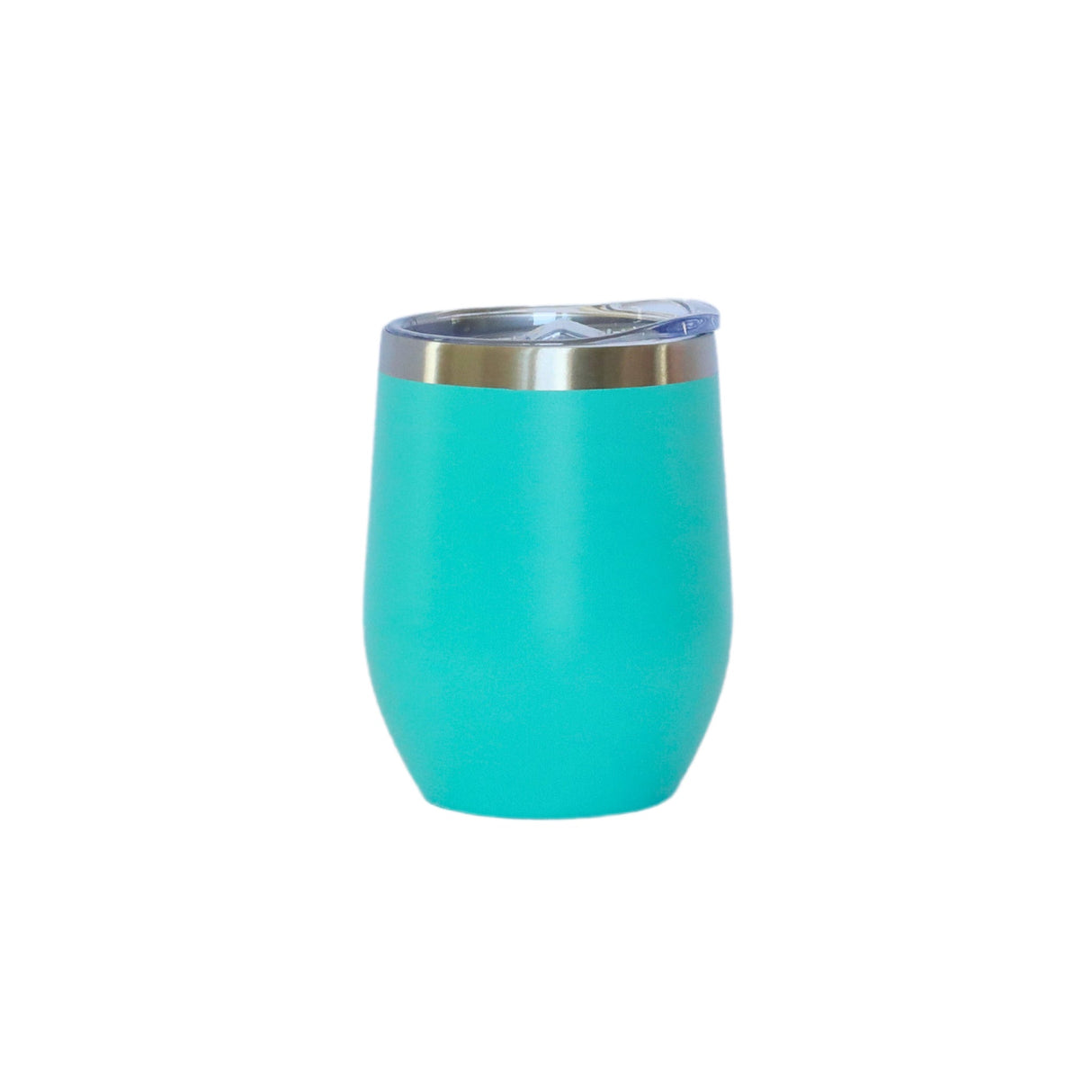 12 Oz Stemless Wine Tumbler - Aqua