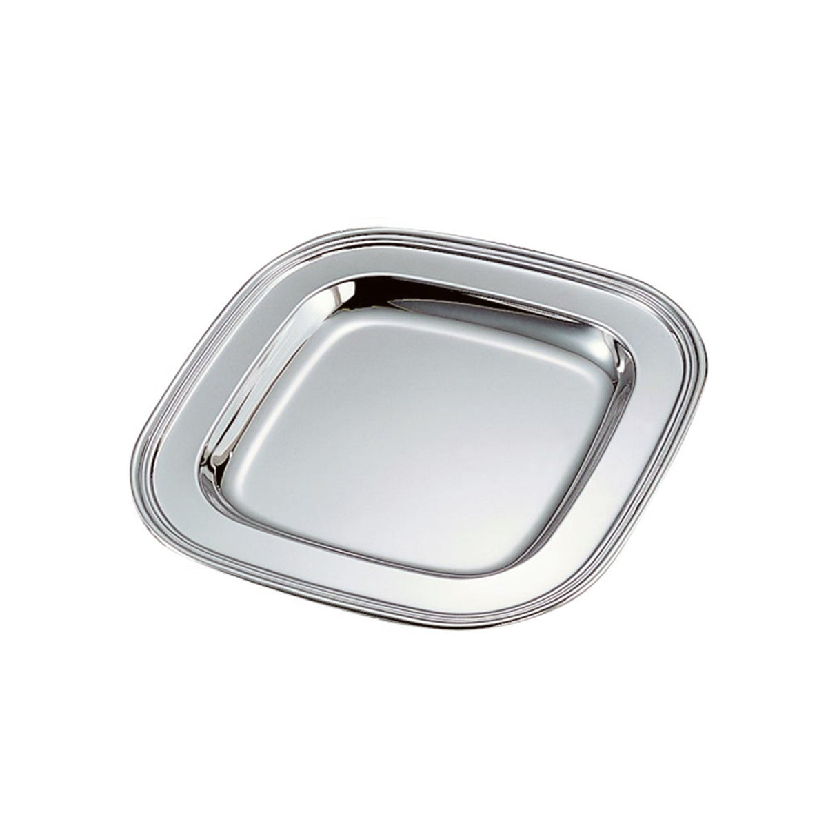 Silver Square Tray - 9.5"