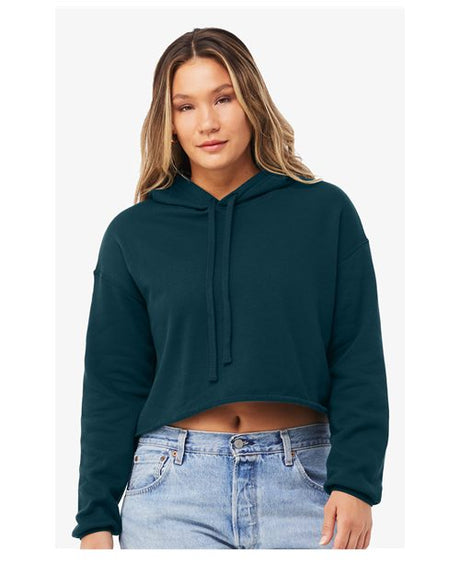 Women's Crop Fleece Hoodie Sweatshirt - AKD Ink