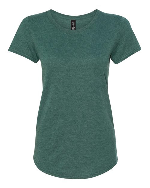 Women's Softstyle® Triblend T-Shirt-AKD Ink