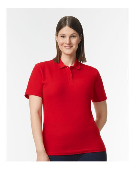 Women's Softstyle® Pique Polo-AKD Ink