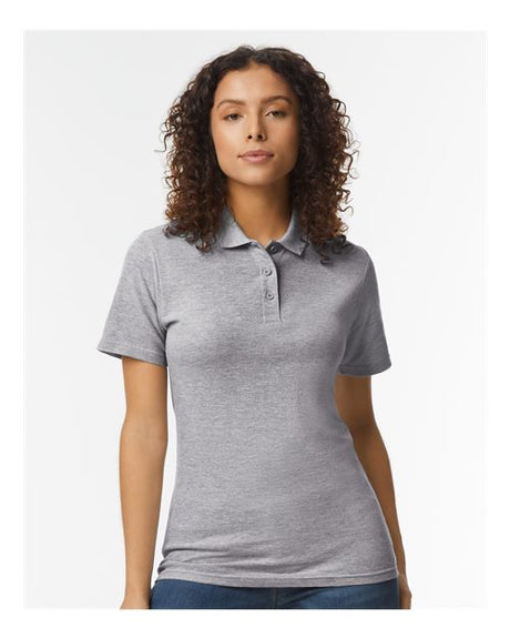 Women's Softstyle® Pique Polo-AKD Ink