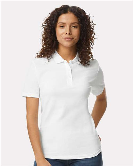 Women's Softstyle® Pique Polo-AKD Ink