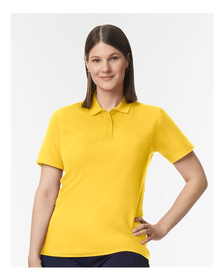 Women's Softstyle® Pique Polo-AKD Ink