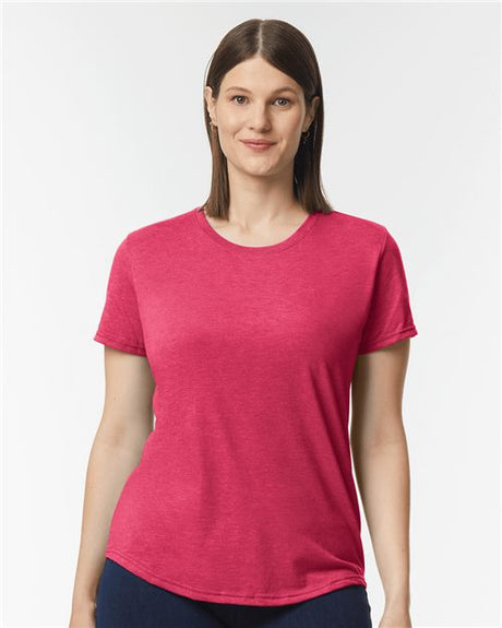 Women's Softstyle® Triblend T-Shirt-AKD Ink