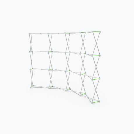 10ft Curve Velcro Fabric Pop Up Display Hardware Only
