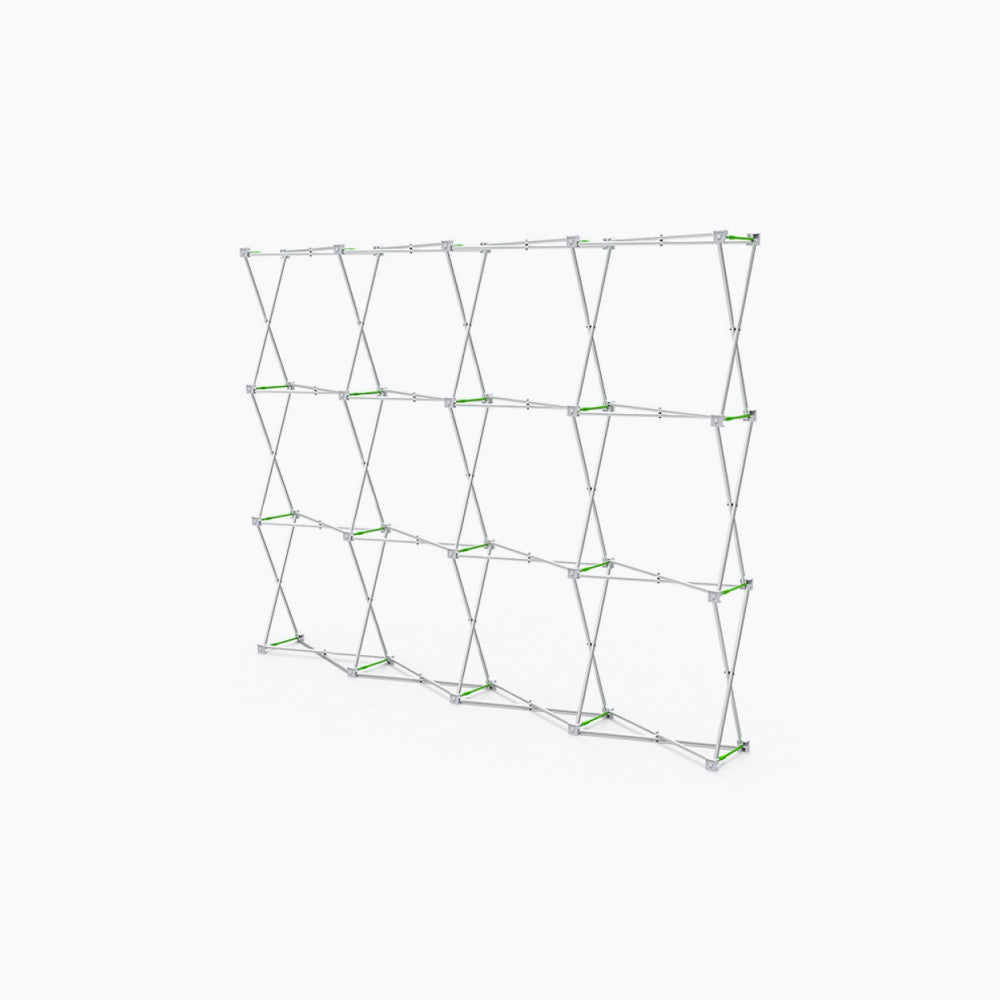 10ft Straight Velcro Fabric Pop Up Display Hardware Only