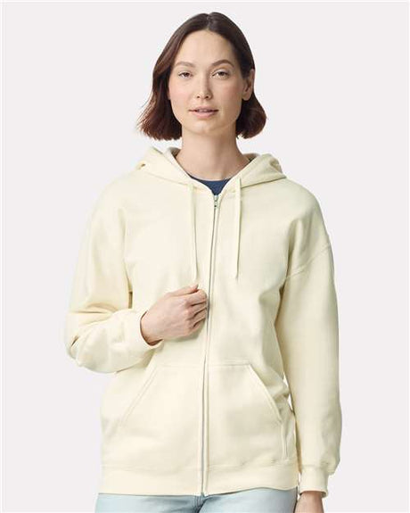 Unisex Softstyle® Full-Zip Hooded Sweatshirt-AKD Ink