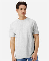 Gildan 100 plain white T-shirts stacked for a bulk deal, showcasing soft cotton fabric and comfortable fit.