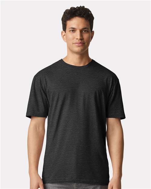 Gildan 100 white cotton T-shirts displayed in a pack, ideal for bulk purchase or promotional use.