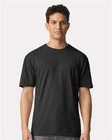 Gildan 100 white cotton T-shirts displayed in a pack, ideal for bulk purchase or promotional use.