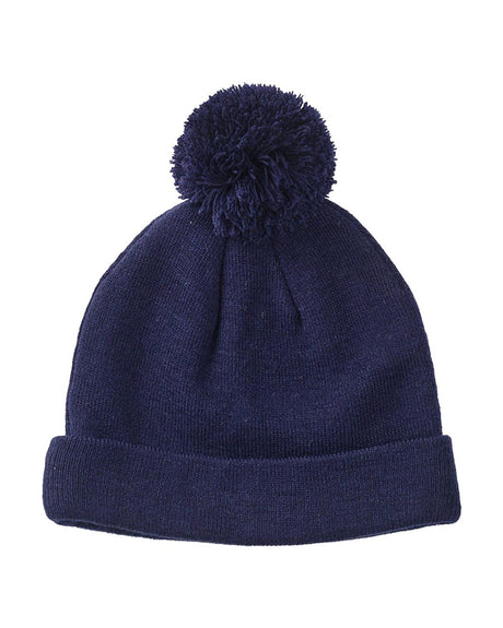 Pom Cuffed Beanie