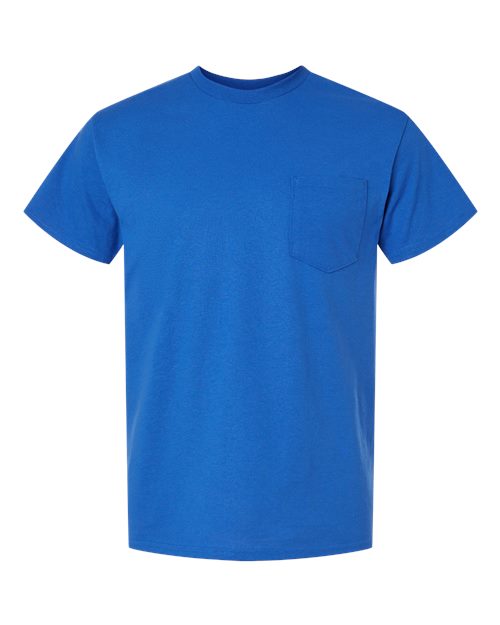 Unisex DryBlend® Pocket T-Shirt-AKD Ink