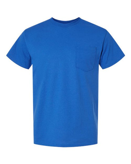 Unisex DryBlend® Pocket T-Shirt-AKD Ink
