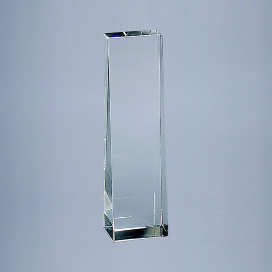 Optic Crystal Obelisk, 7.75" Ht-AKD Ink