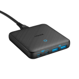 Anker 543 65W II charging-only power adapter with compact design and multiple charging ports.